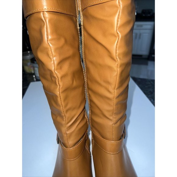 Bucco Capensis Fashion Riding Boots, Tan Brown Womens Size 9 EUC Holiday Ready - Picture 9 of 12